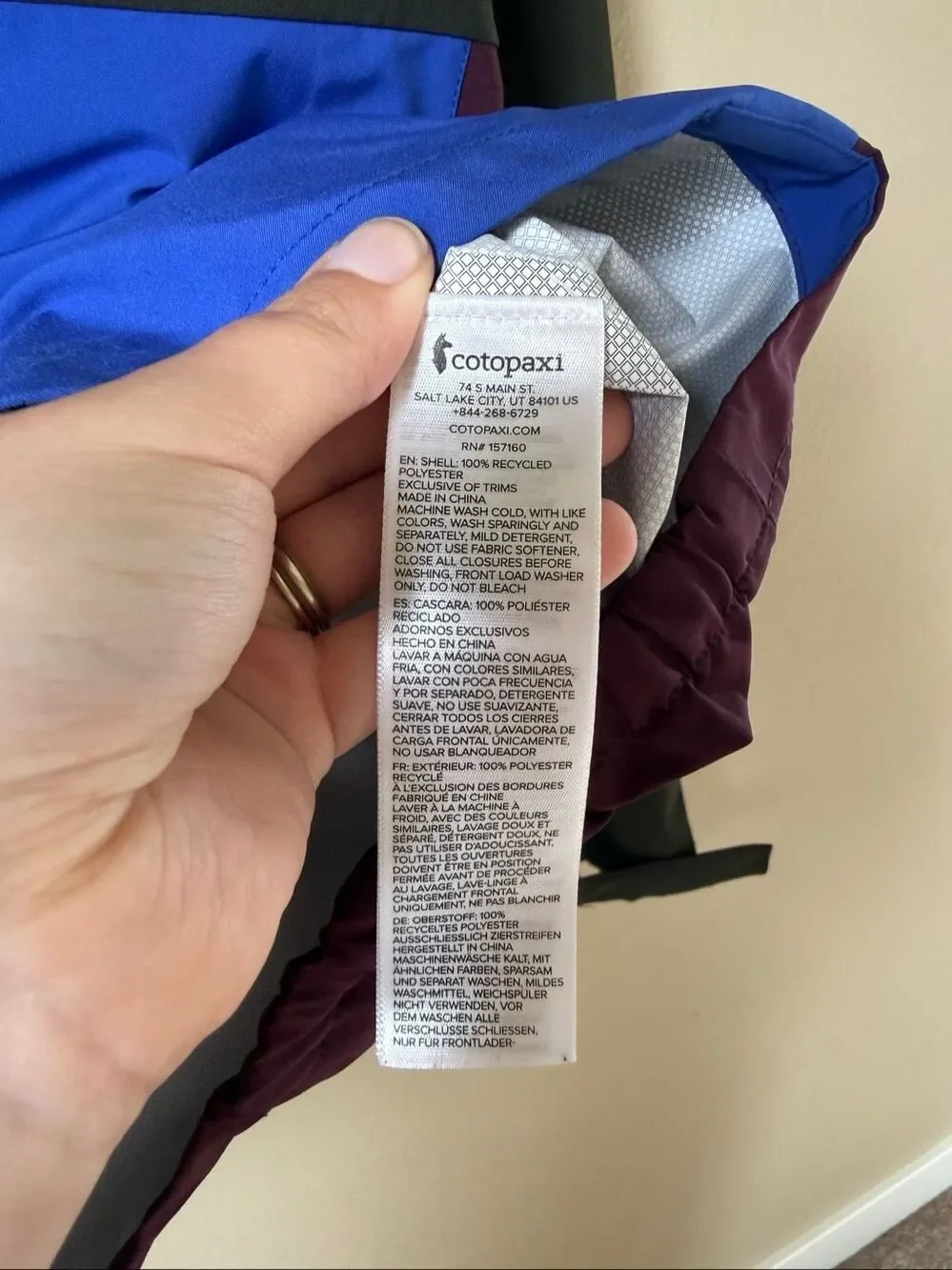 Cotopaxi Cielo Rain Jacket Colorblock